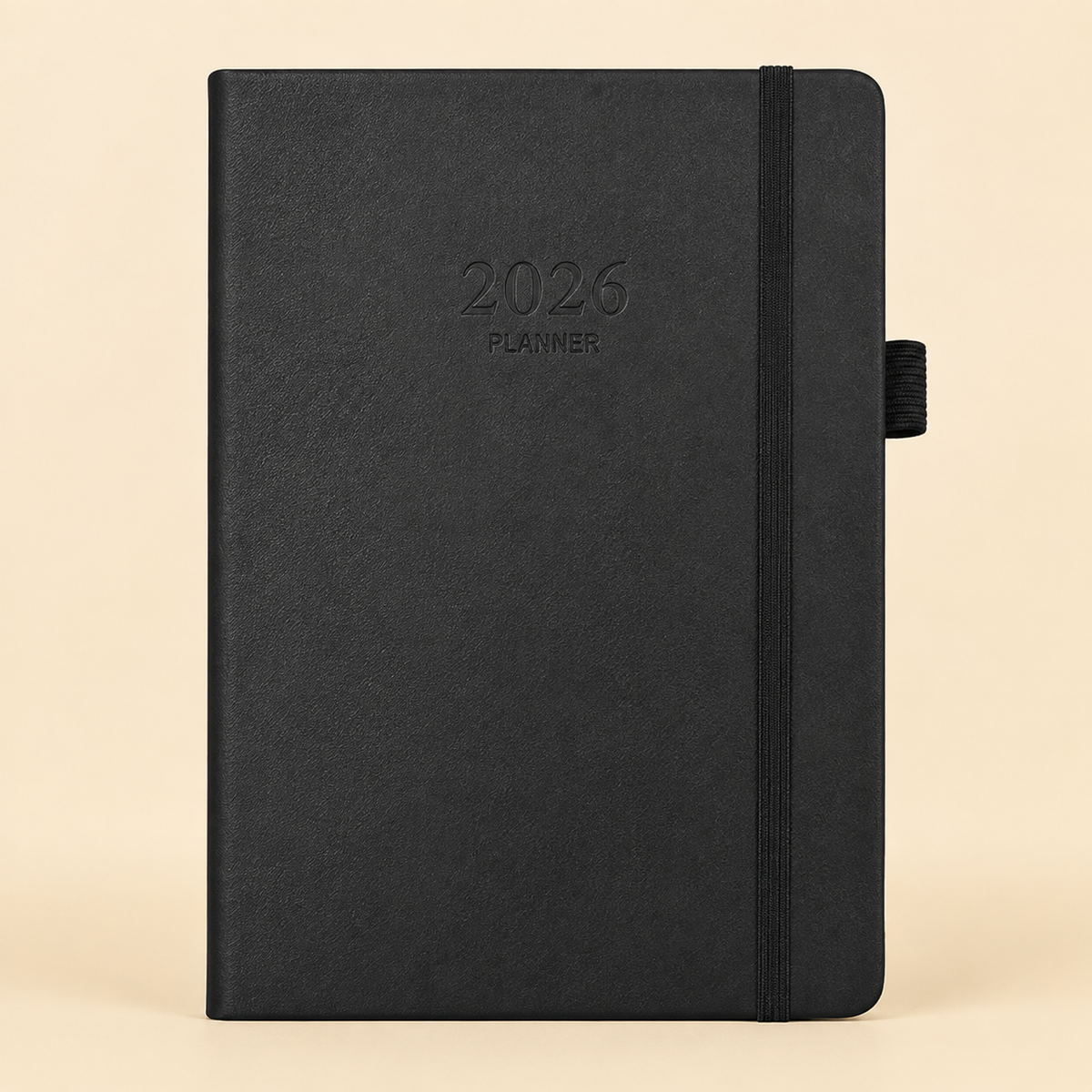 2026 Weekly Planner Leather Hard Cover