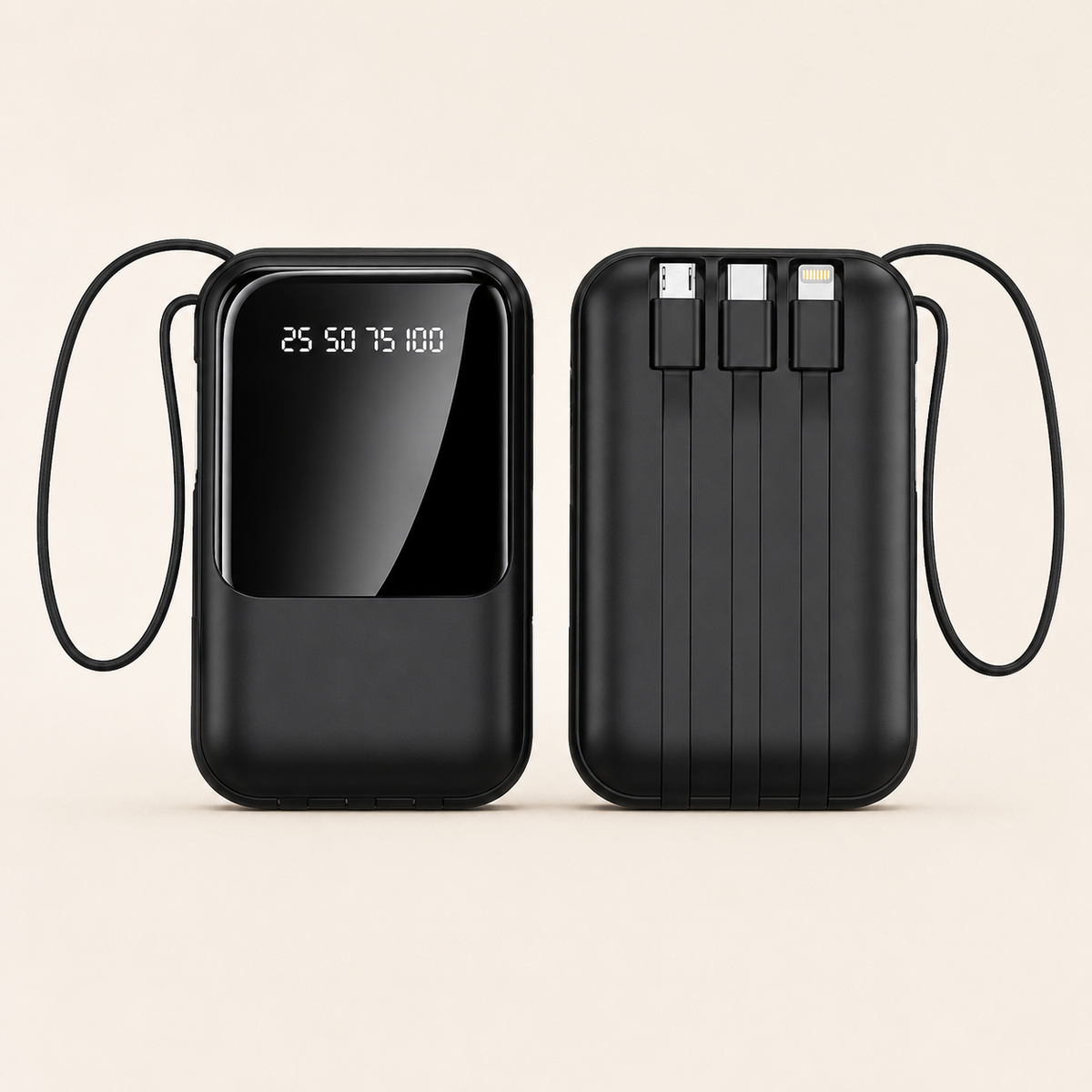 20,000 mAh Power Bank w Cable and LED Display