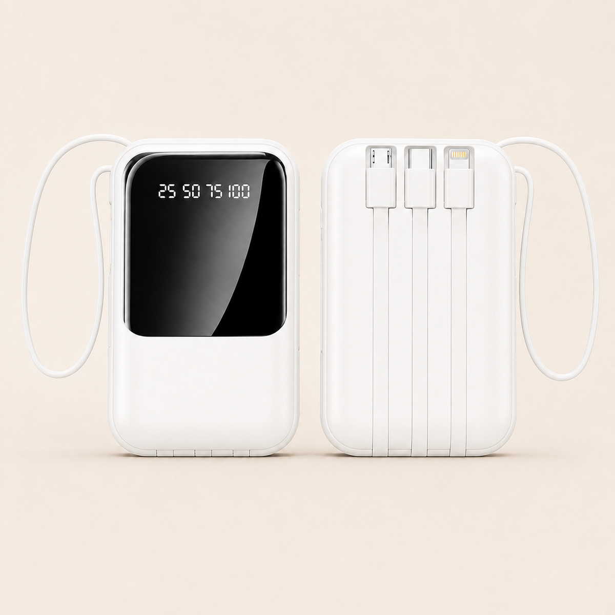 20,000 mAh Power Bank w Cable and LED Display