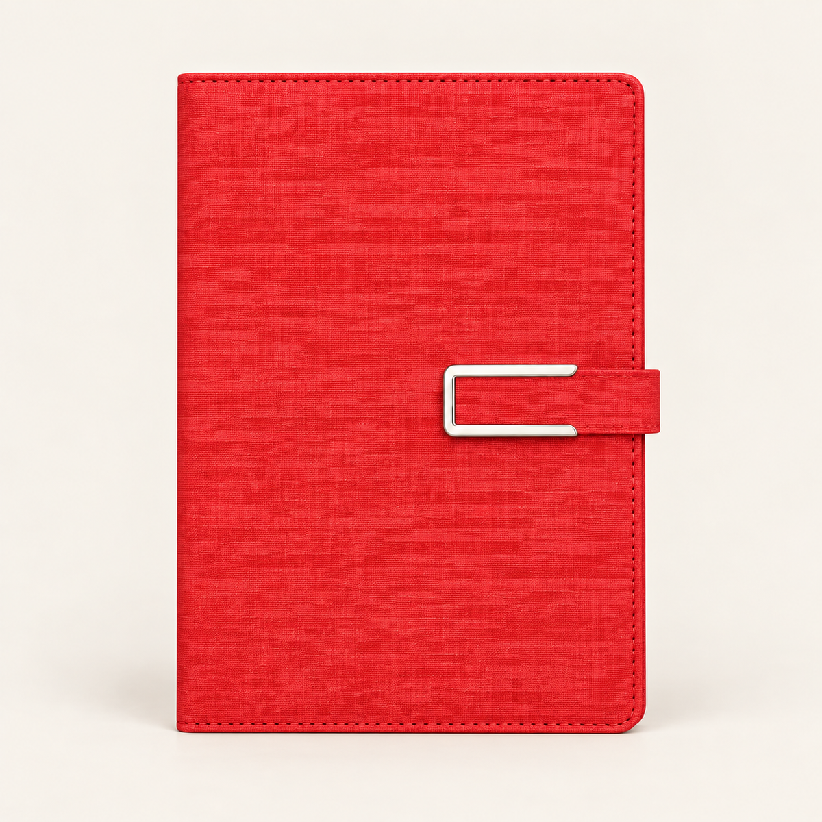 A5 Business Notebook Cloth Pattern PU Leather