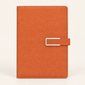 A5 Business Notebook Cloth Pattern PU Leather