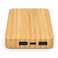 Eco-Friendly Bamboo 2 port Powerbank 5000mAh