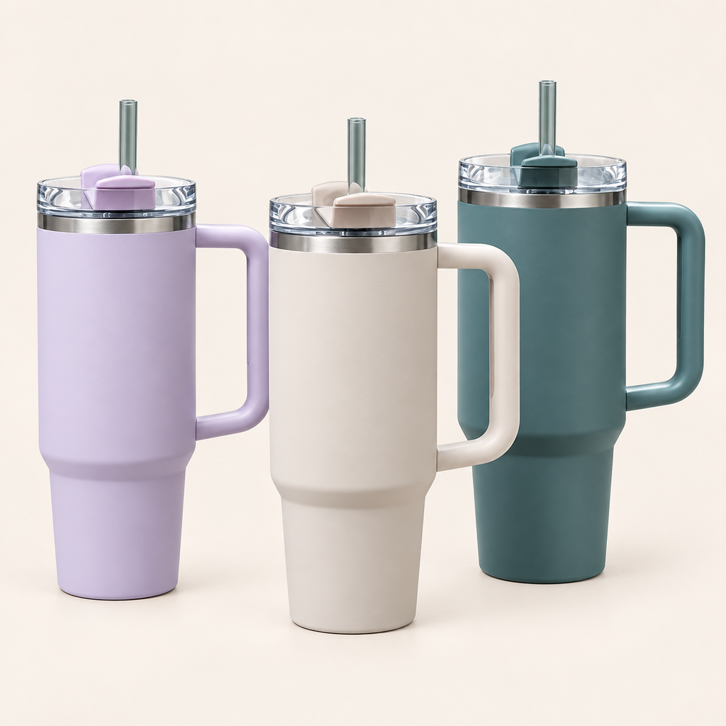 Flowstate Tumbler Travel Mug Straw Covers Cup w/Lid