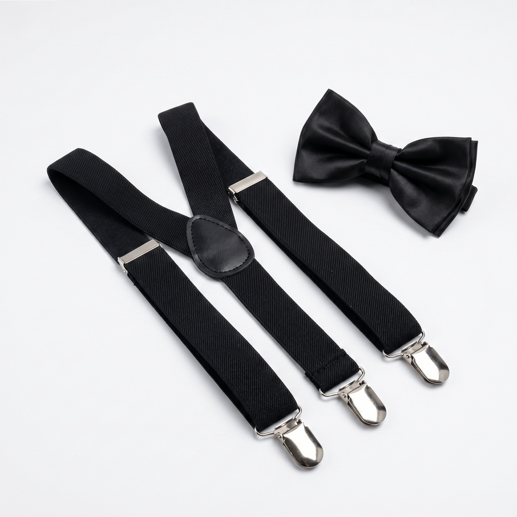 Kids/Adults Bow Tie & Suspender
