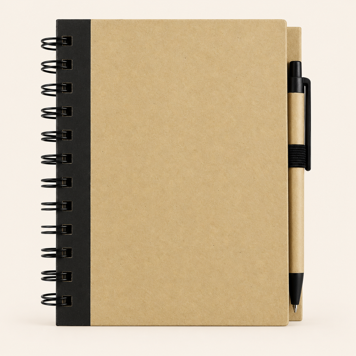 Kraft Notebook with Kraft Pen