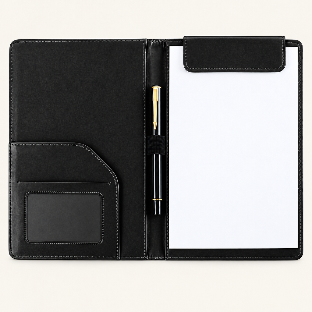 Leather Clipboard Folder Briefcase