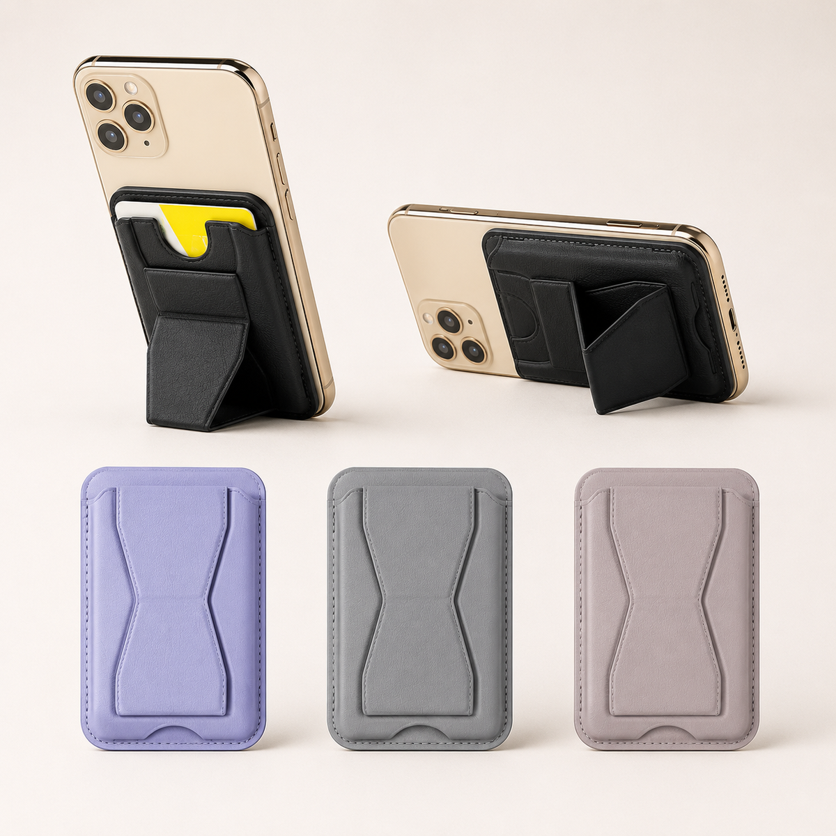 Magnetic Wallet with Stand