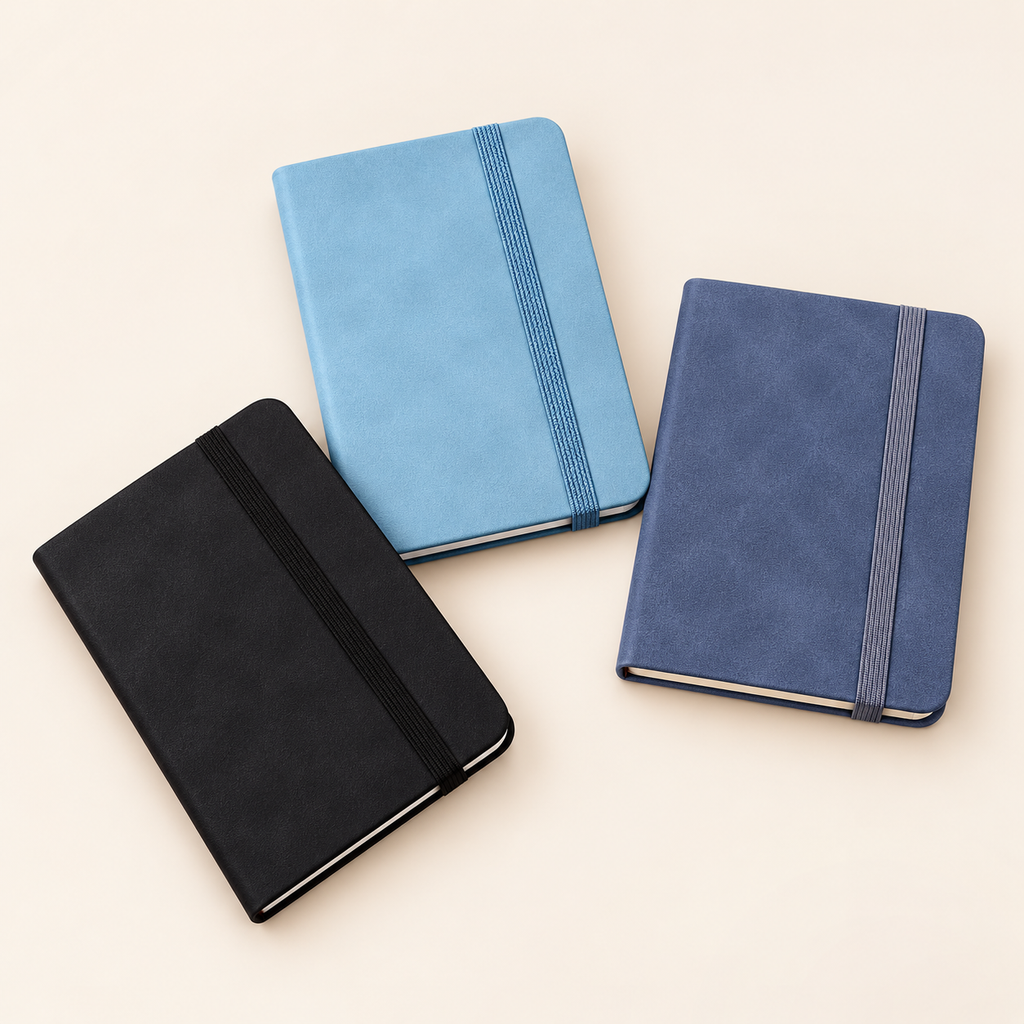 Mini Leather Diary Notebook A7