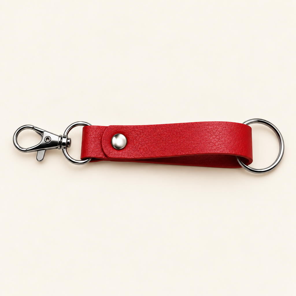 Personalized Leather Keychain