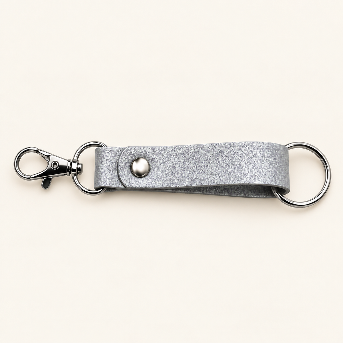 Personalized Leather Keychain