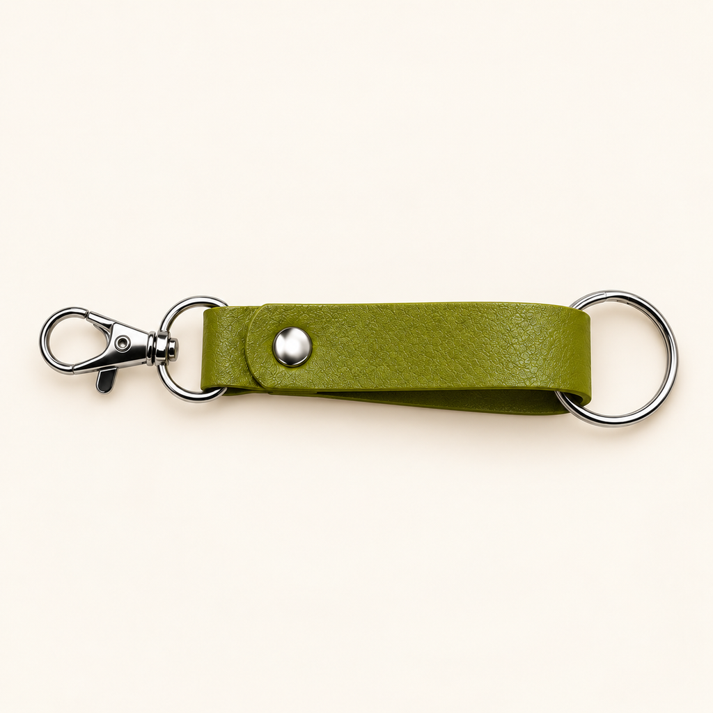 Personalized Leather Keychain