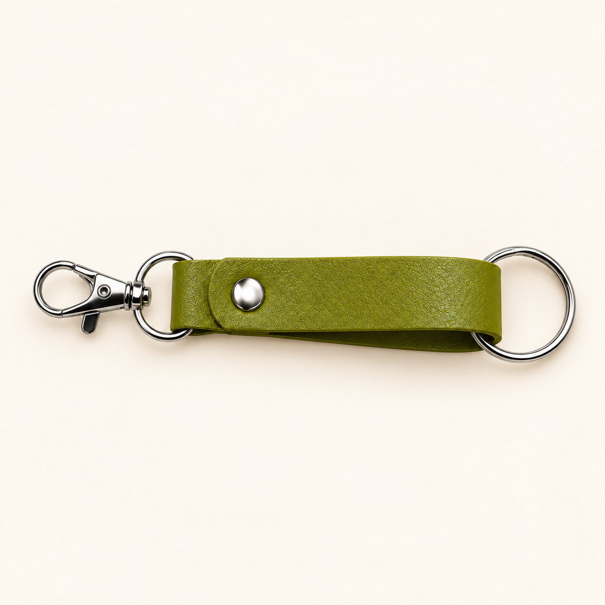 Personalized Leather Keychain
