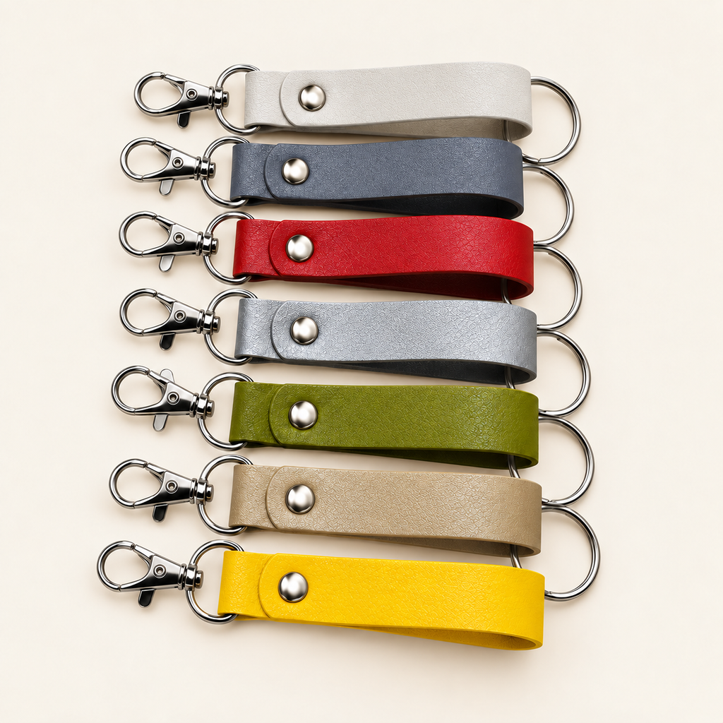 Personalized Leather Keychain