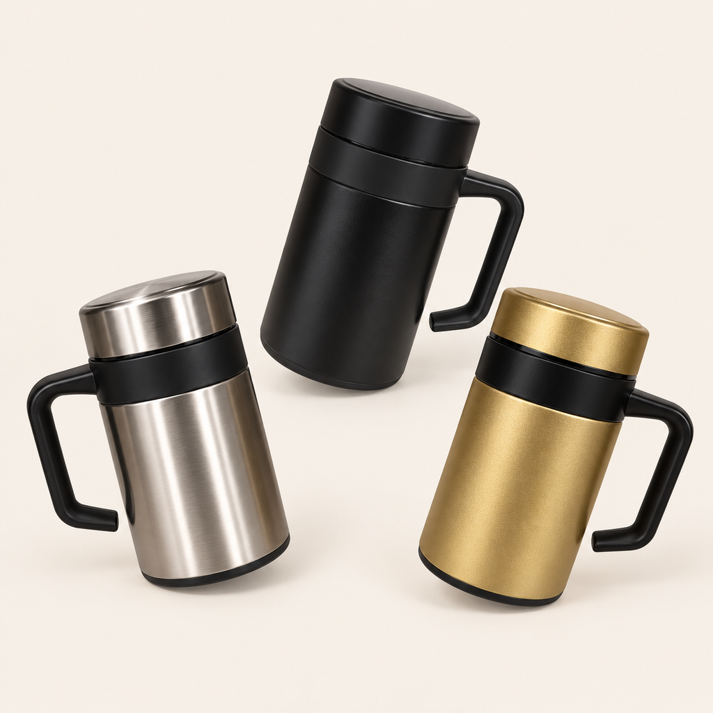Prime Stainless Steel Mug 450ml