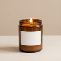 Soywax Candle in Amber Bottle 100g