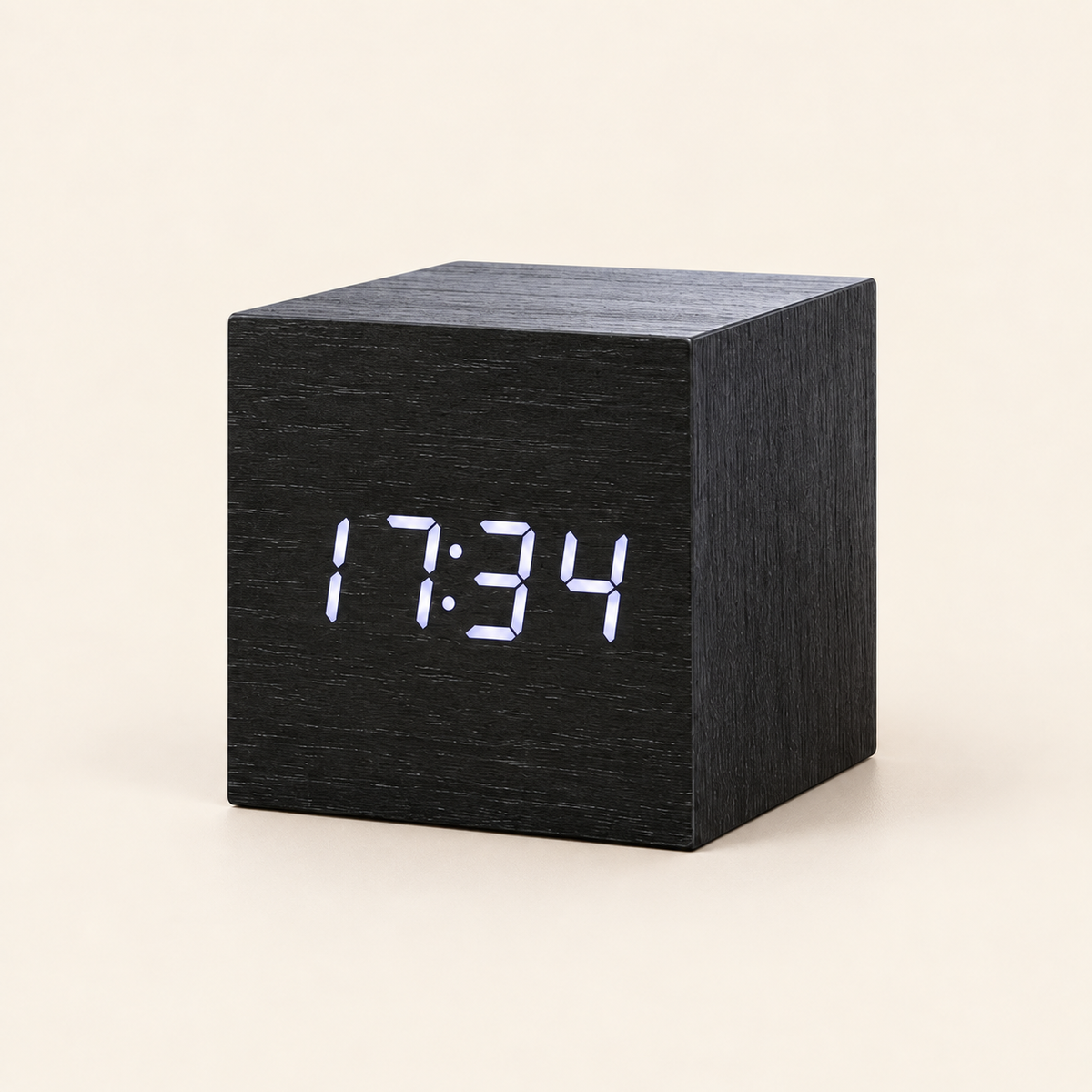 Square Wooden Clock