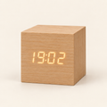 Square Wooden Clock