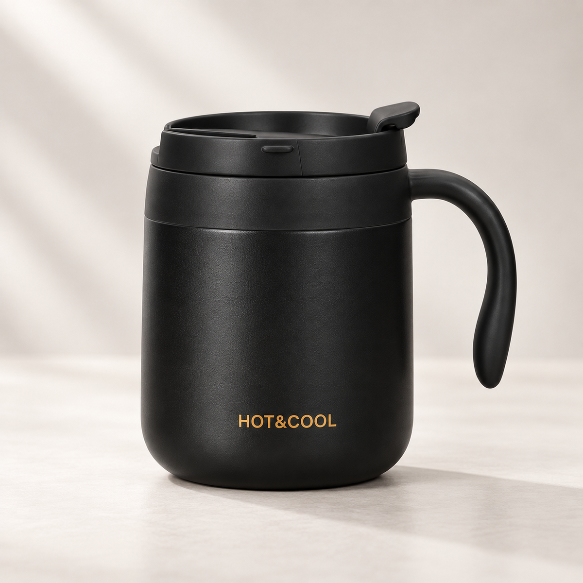 Stainless Steel Mug with Handle