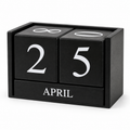 Wood Block Calendar