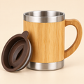 Wooden Mug with Lid