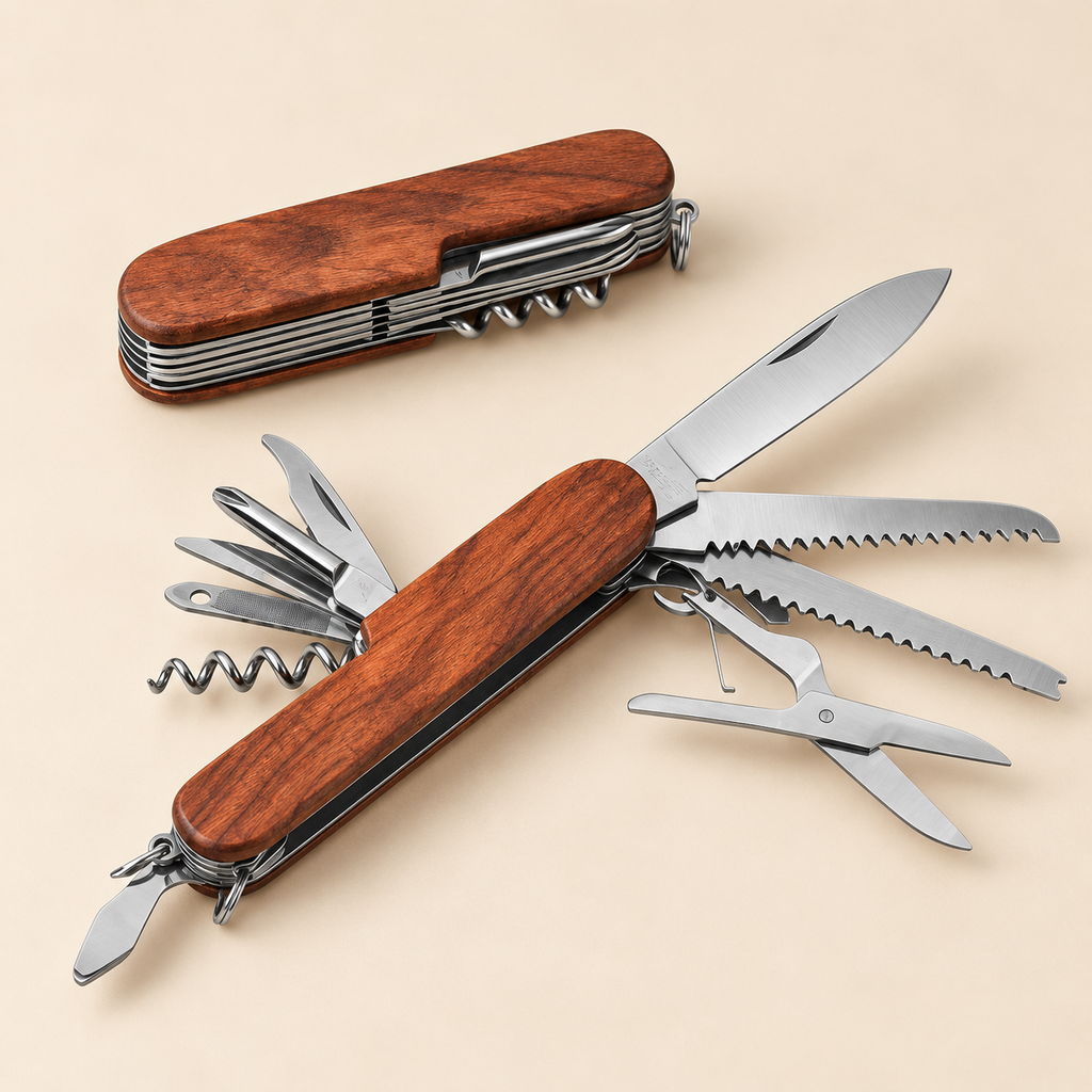 Wooden Swiss Knife