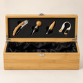 Wooden Wine Box w Accessories