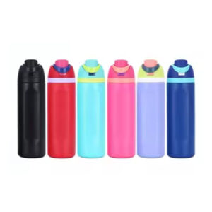 Stainless Steel Water Bottle with Straw
