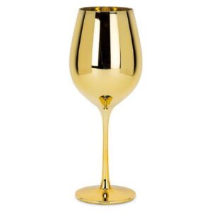 Gold Stainless Steel Wine Glass