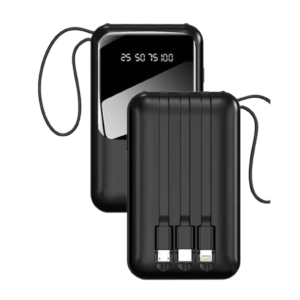 20,000 mAh Power Bank with Cable and LED Display
